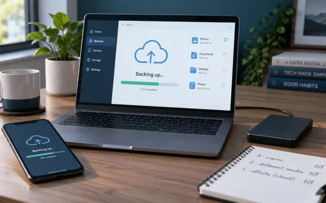 Featured editorial image for How to Back Up Your Phone and Computer: The 3-2-1 Rule Explained