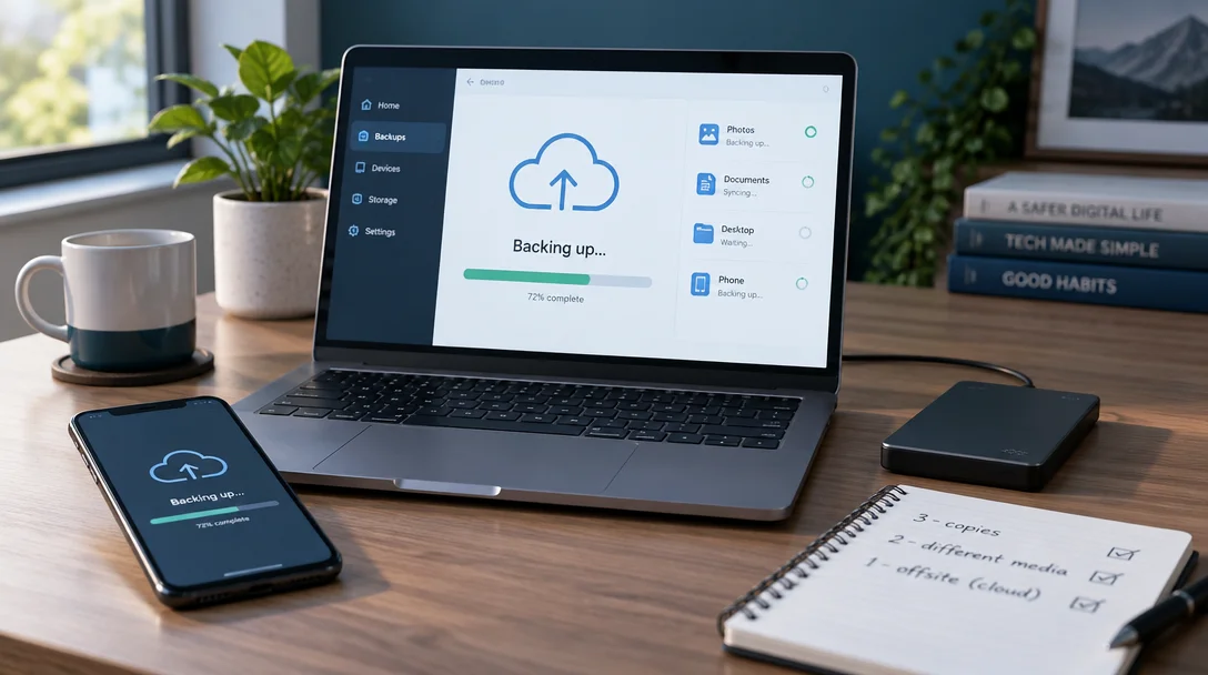Featured editorial image for How to Back Up Your Phone and Computer: The 3-2-1 Rule Explained